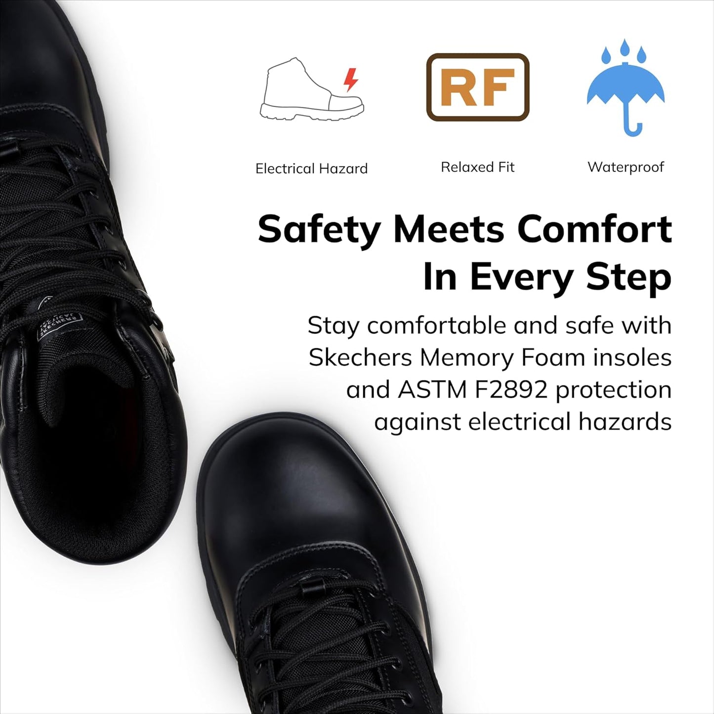 Skechers mens New Wascana- BenenMilitary and Tactical Boot Size 10