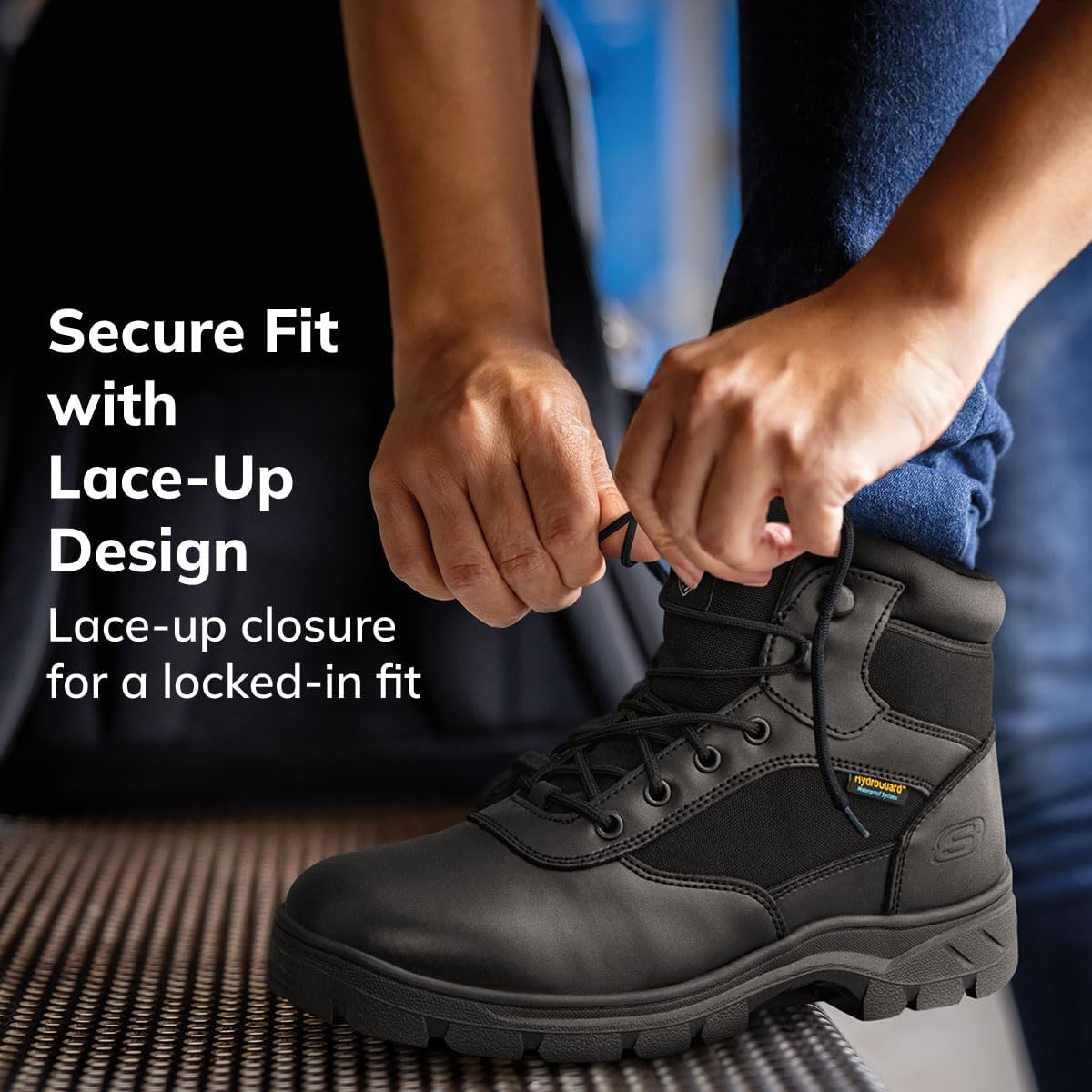 Skechers mens New Wascana- BenenMilitary and Tactical Boot Size 10